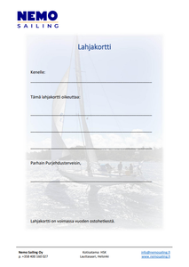 Lahjakortti